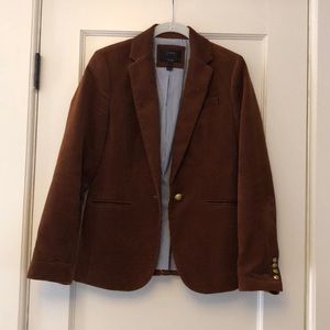 J crew Campbell blazer jacket brown size 0
